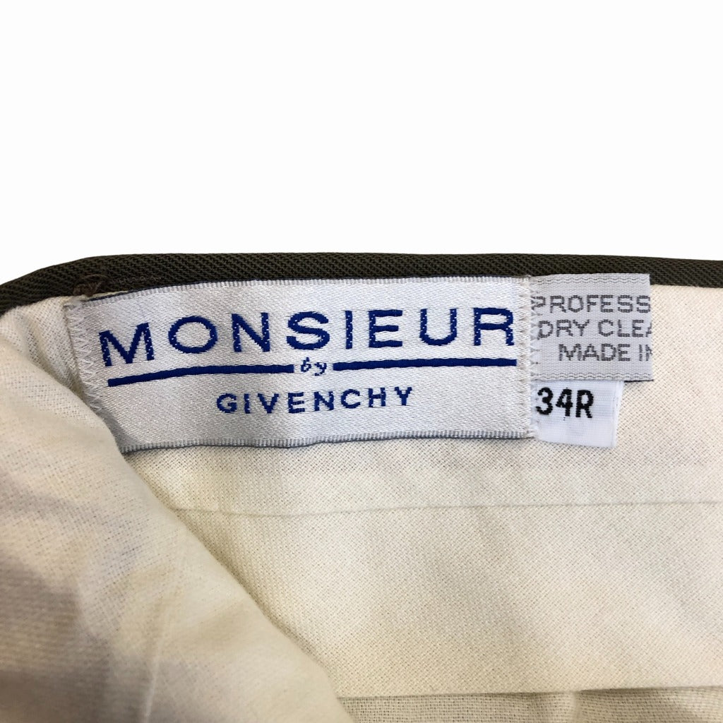 90s GIVENCHY MONSIEUR Slacks Pants 34 R [ 10125 ]