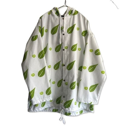 90s MICHIGAN RAG Leaf Pattern Jacket LARGE [ 10514 ]