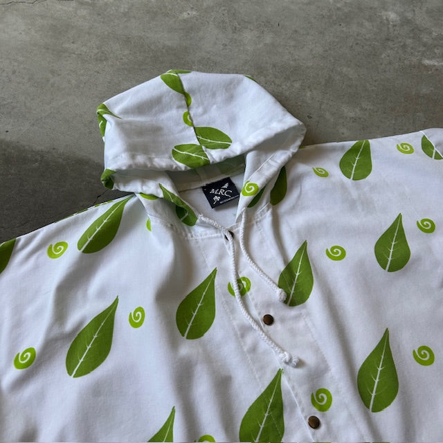 90s MICHIGAN RAG Leaf Pattern Jacket LARGE [ 10514 ]