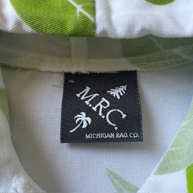 90s MICHIGAN RAG Leaf Pattern Jacket LARGE [ 10514 ]
