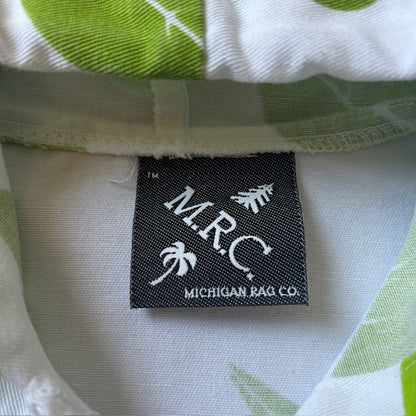 90s MICHIGAN RAG Leaf Pattern Jacket LARGE [ 10514 ]