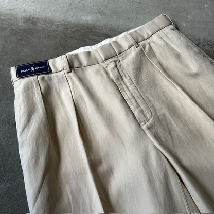 90s DEAD STOCK POLO GOLF Slacks 34 R [ 10526 ]
