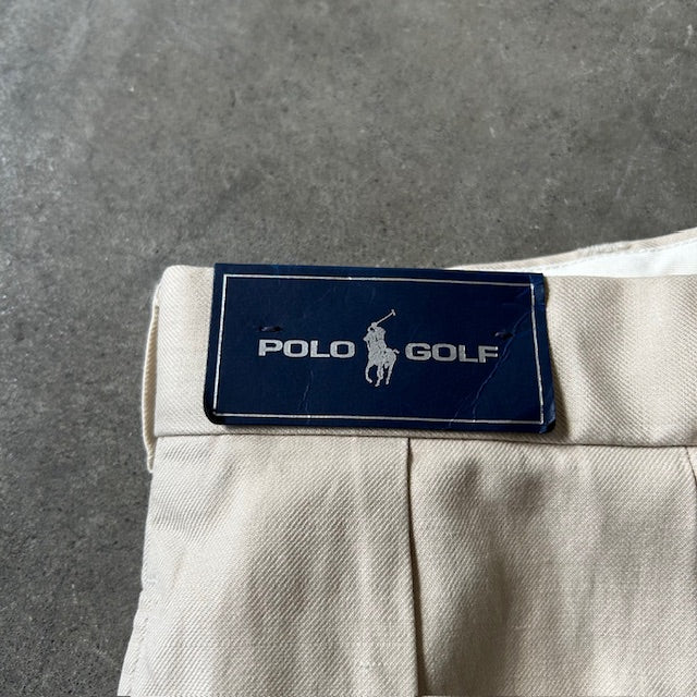 90s DEAD STOCK POLO GOLF Slacks 34 R [ 10526 ]