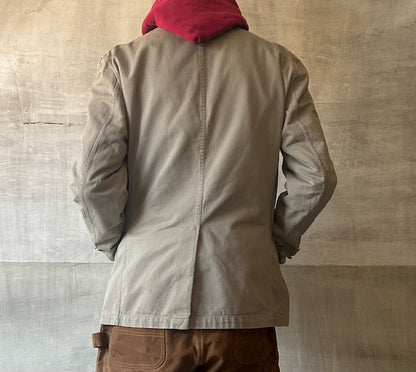 80s Polo by Ralph Lauren Herringbone Tailored Jacket L [ 10527 ]