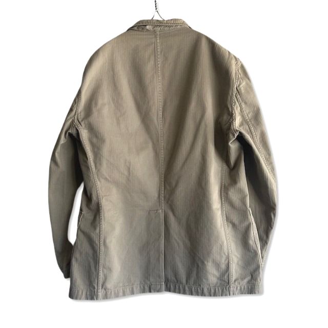 80s Polo by Ralph Lauren Herringbone Tailored Jacket L [ 10527 ]