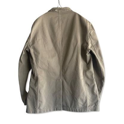 80s Polo by Ralph Lauren Herringbone Tailored Jacket L [ 10527 ]