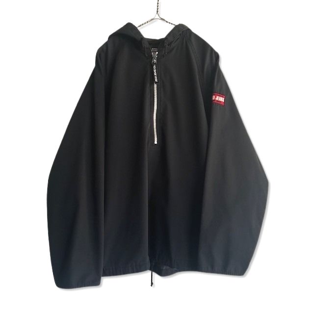 90s POLO JEANS CO. Twill Fabric Anorak Hoodie L [ 10528 ]