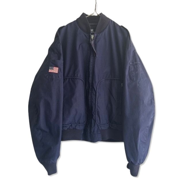 90s Polo by Ralph Lauren Flight Jacket L [ 10532 ]