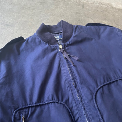 90s Polo by Ralph Lauren Flight Jacket L [ 10532 ]