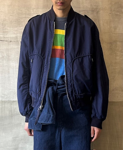 90s Polo by Ralph Lauren Flight Jacket L [ 10532 ]
