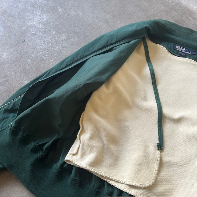 90s Polo by Ralph Lauren Detachble Liner Nylon Jacket M [ 10533 ]