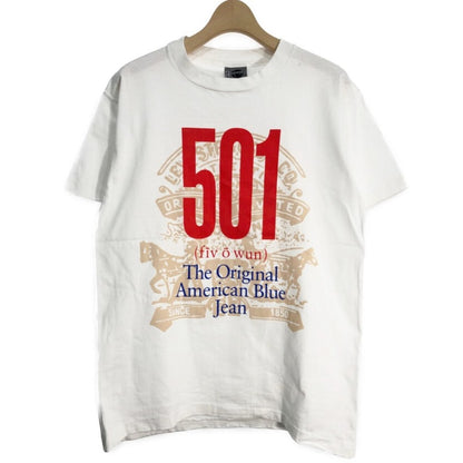90s Levi's Silver Tab "501" T-Shirt M [ 10548 ]
