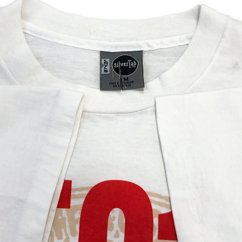 90s Levi's Silver Tab "501" T-Shirt M [ 10548 ]