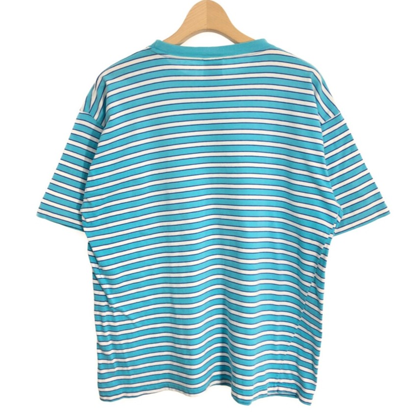 90s GAP Border Pocket T-Shirt L [ 10558 ]