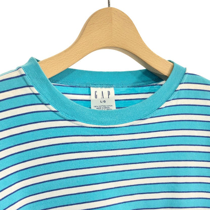 90s GAP Border Pocket T-Shirt L [ 10558 ]