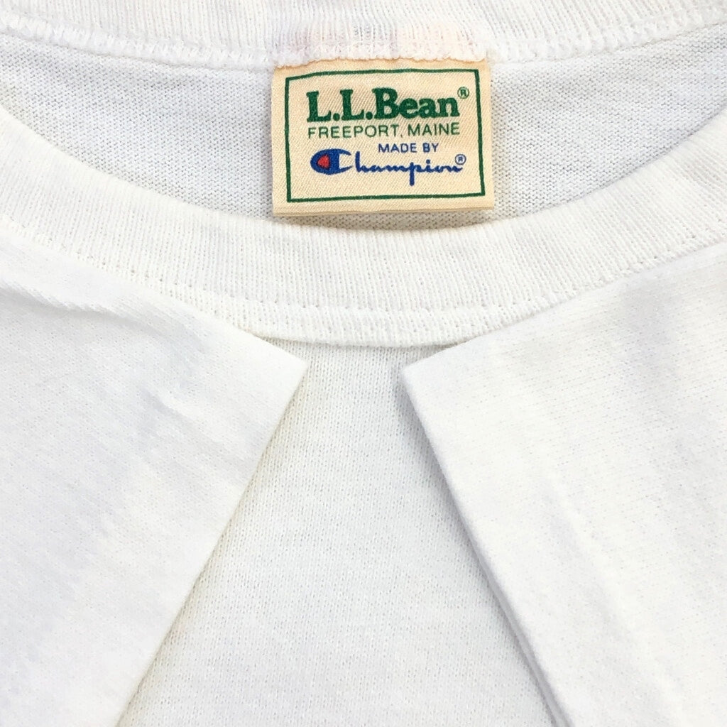 80s L.L.Bean BY Champion T-Shirt L [ 10570 ]