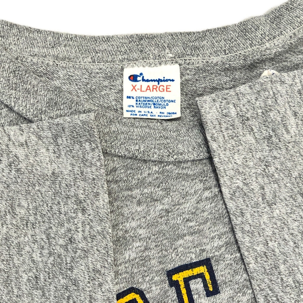 80s Champion NOTRE DAME College T-Shirt XL [ 10585 ]