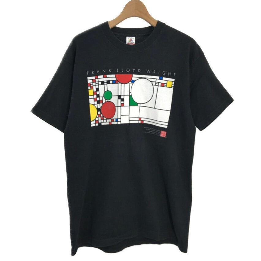 90s FRANK LLOYD WRIGHT T-Shirt L [ 10602 ]
