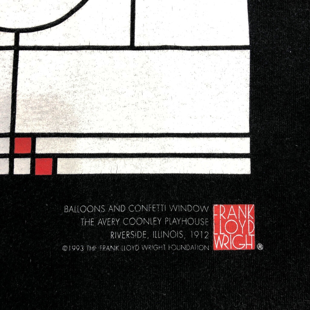 90s FRANK LLOYD WRIGHT T-Shirt L [ 10602 ]