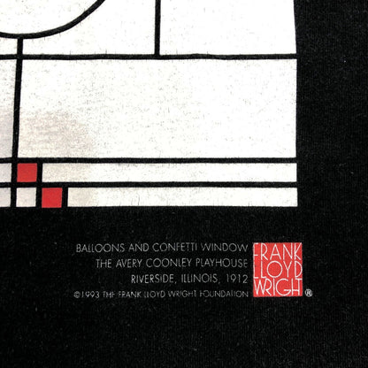 90s FRANK LLOYD WRIGHT T-Shirt L [ 10602 ]