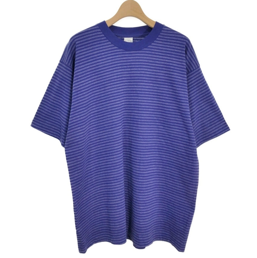 90s Border T-Shirt L [ 10606 ]