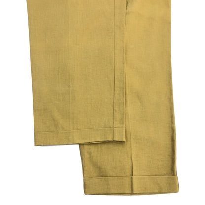 90s STRUCTURE 2tack Linen Slacks 34S [ 10618 ]