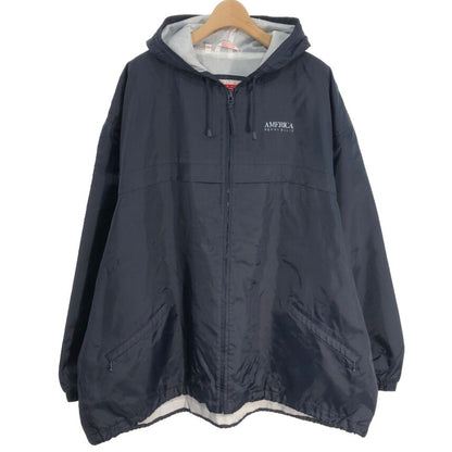 90s PERRY ELLIS nylon parka XXL [ 10622 ]