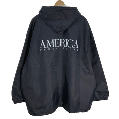 90s PERRY ELLIS nylon parka XXL [ 10622 ]