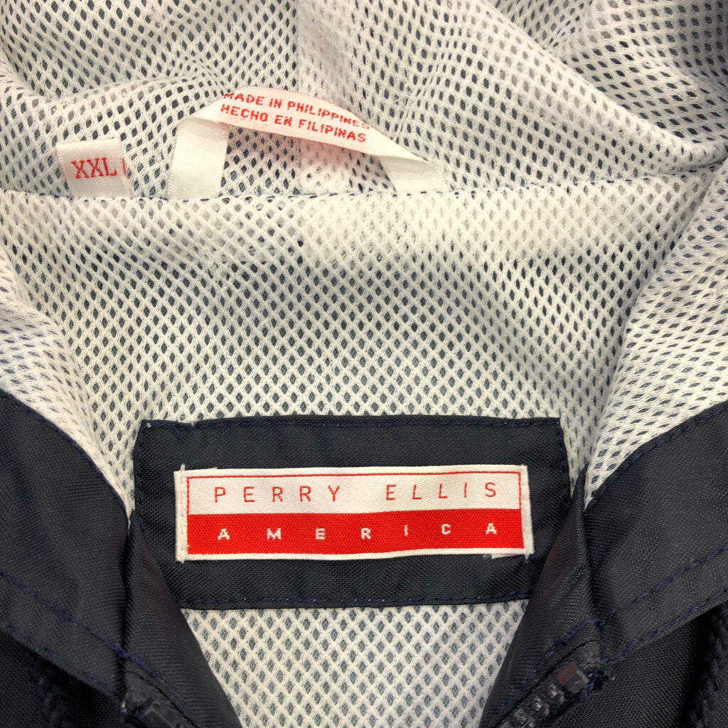 90s PERRY ELLIS nylon parka XXL [ 10622 ]