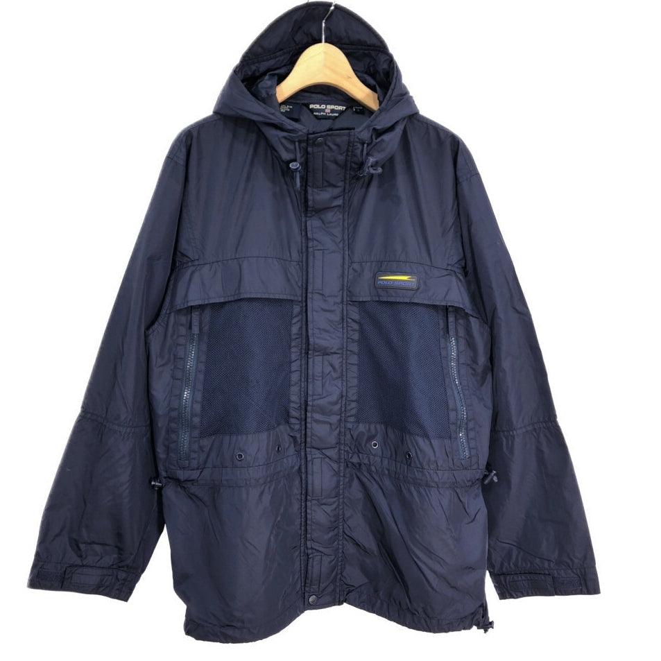 00s POLO SPORT nylon gimmick parke L [ 10624 ]