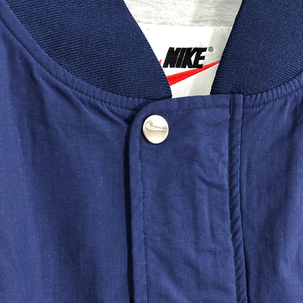 90s NIKE Lined Nylon Blouson Jacket L [ 10667 ]