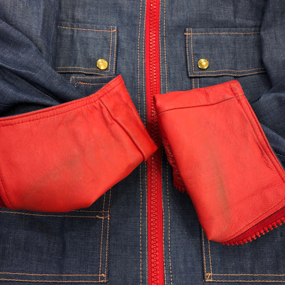 70s Saks Fifth Avenue Design Denim Jacket [ 10694 ]