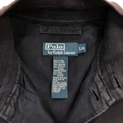 00s Polo by Ralph Lauren Linen Mixed Swing Top Jacket L [ 10708 ]