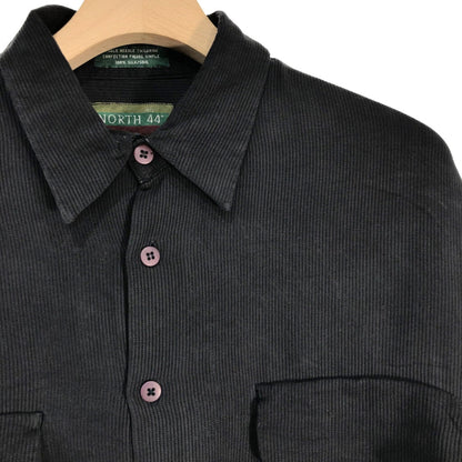 90s North 44° Silk Long Sleeve Shirts M [ 10711 ]