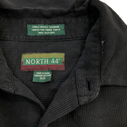 90s North 44° Silk Long Sleeve Shirts M [ 10711 ]