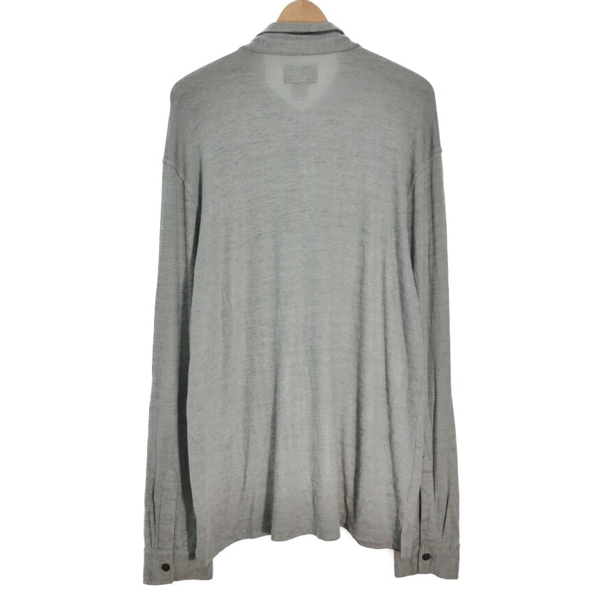 00s ARMANI EXCHANGE Rayon mixed Long Sleeve Shirts XL [ 10715 ]