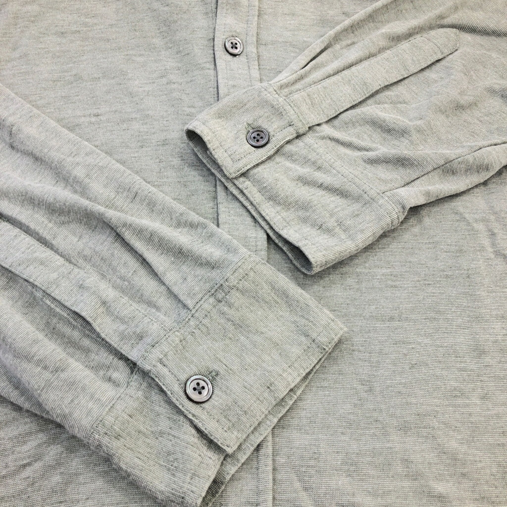00s ARMANI EXCHANGE Rayon mixed Long Sleeve Shirts XL [ 10715 ]