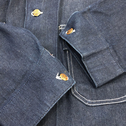 80s BIG MAC Denim Coverall Jacket 40 [ 10716 ]