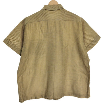 60s Open Collar Short Sleeve Check Shirts [ 10722 ]