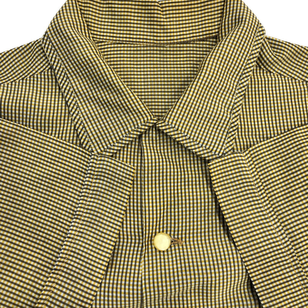 60s Open Collar Short Sleeve Check Shirts [ 10722 ]