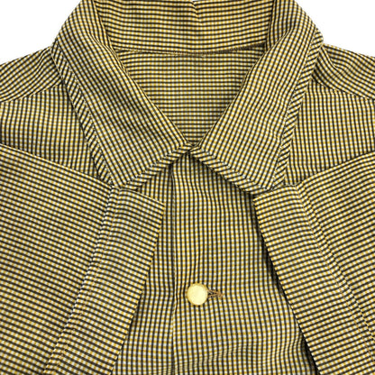 60s Open Collar Short Sleeve Check Shirts [ 10722 ]