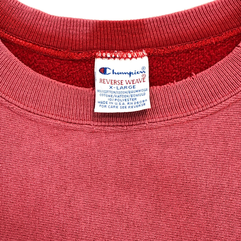 90s Champion REVERSE WEAVE FADE Print Sweat Shirts XL [ 10730 ]