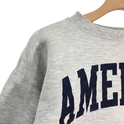 90s Champion W Face American Print Sweat Shirts L [ 10735 ]