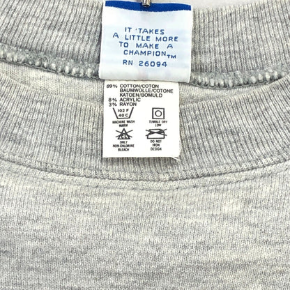 90s Champion W Face American Print Sweat Shirts L [ 10735 ]