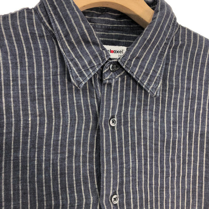 00s Michek axel Paris Linen Long Sleeve Shirts XXL [ 10737 ]