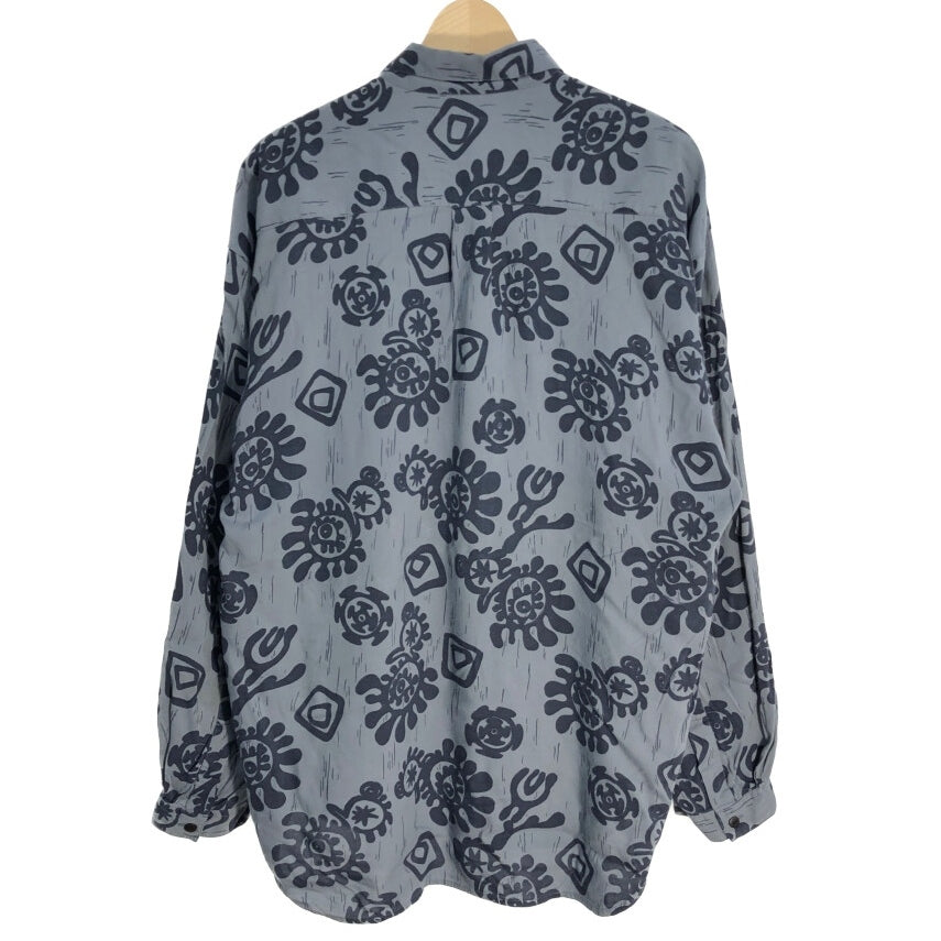90s UNIONBAY Rayon Shirt L [ 10741 ]