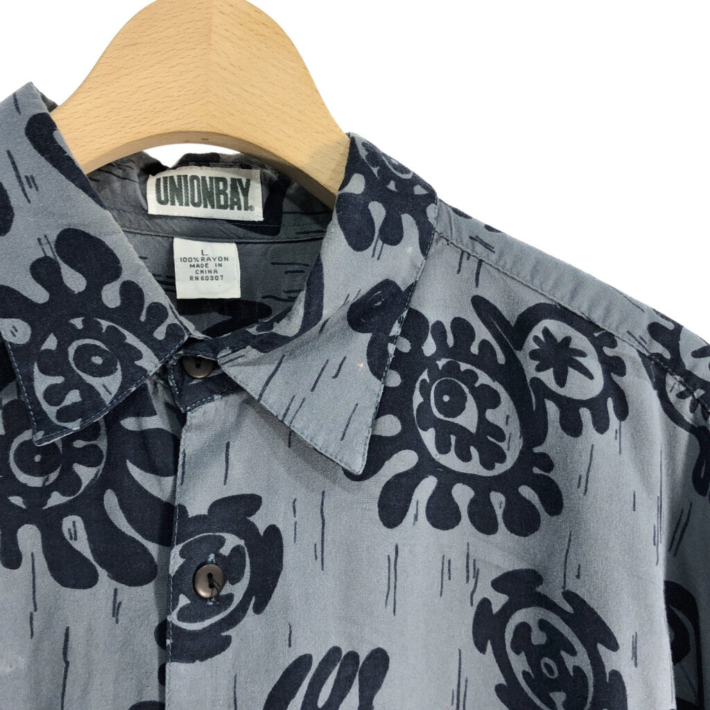 90s UNIONBAY Rayon Shirt L [ 10741 ]