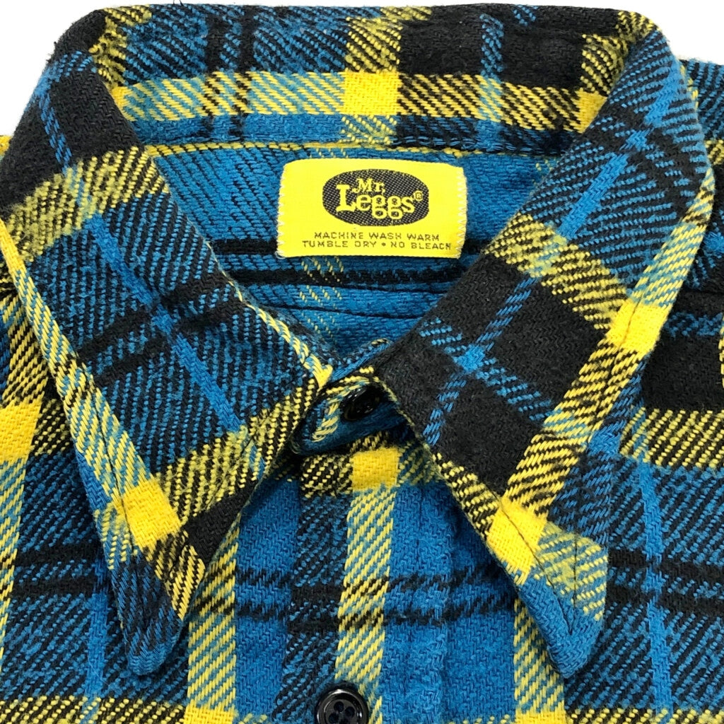 70s Mr.Leggs Flannel Shirt [ 10742 ]