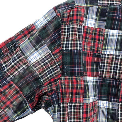 90s Ralph Lauren Patchwork Shirt L [ 10757 ]