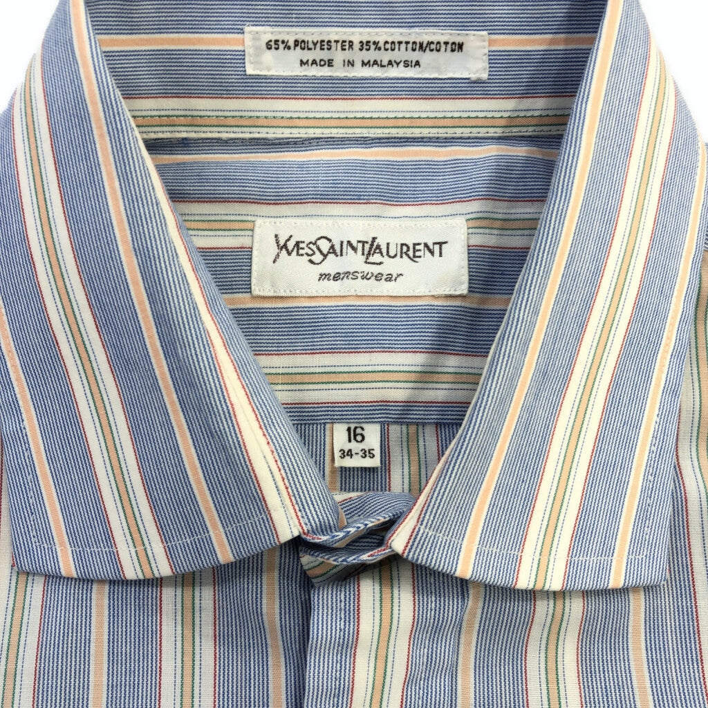 YVES SAINT LAURENT Stripe Shirt 16 [ 10759 ]